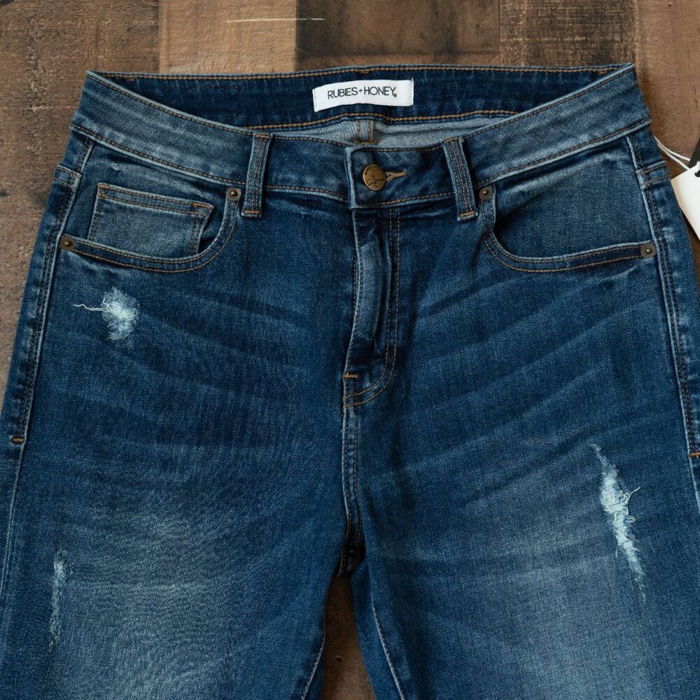 🆕 Lycra Stretch Dark Wash Skinny Jeans - Size 10/30 - Picture 8 of 16